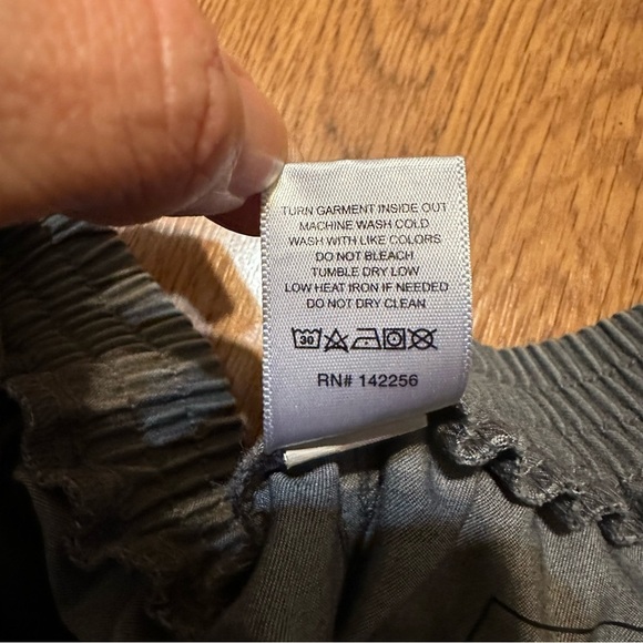 Figs Gray Uniform Medical Nurse Drawstring Back elastic waist Pants size small - Picture 6 of 11